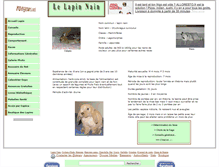 Tablet Screenshot of lapin.rongeurs.net